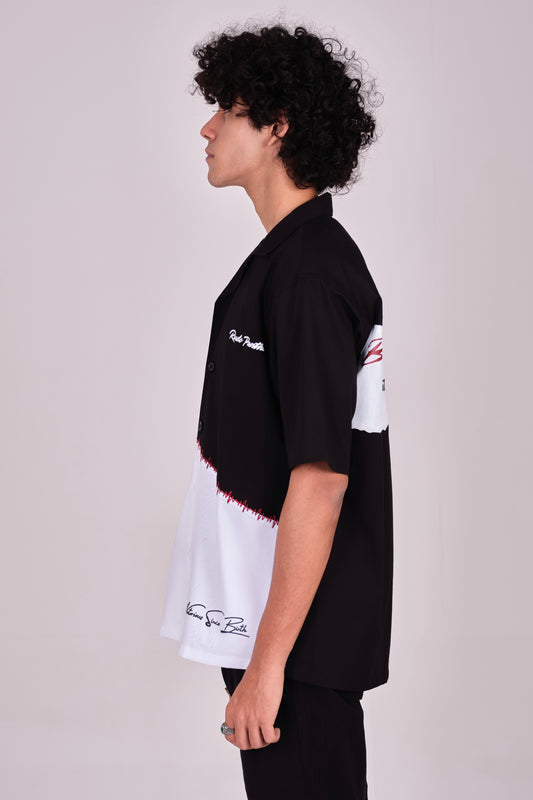 Omertà Drip Shirt — La Mano (Hand-Painted Edition)