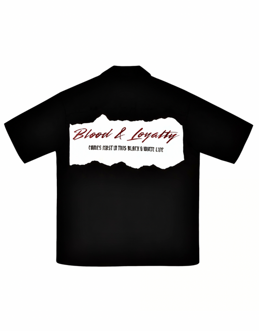 Omertà Drip Shirt — La Mano (Hand-Painted Edition)