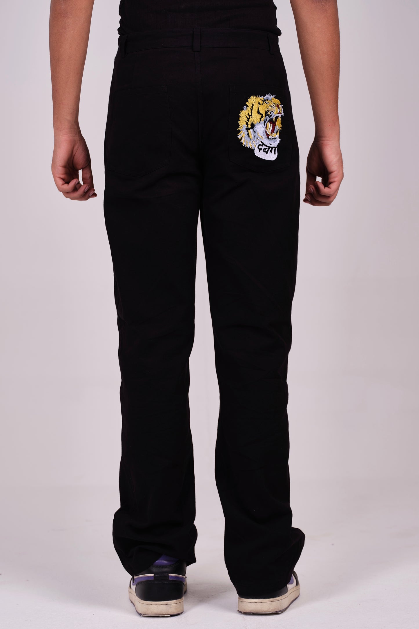 Don-Grade Carbon Black Baggy Pants