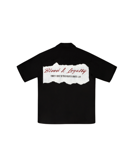 Omertà Drip Shirt — La Mano (Hand-Painted Edition)