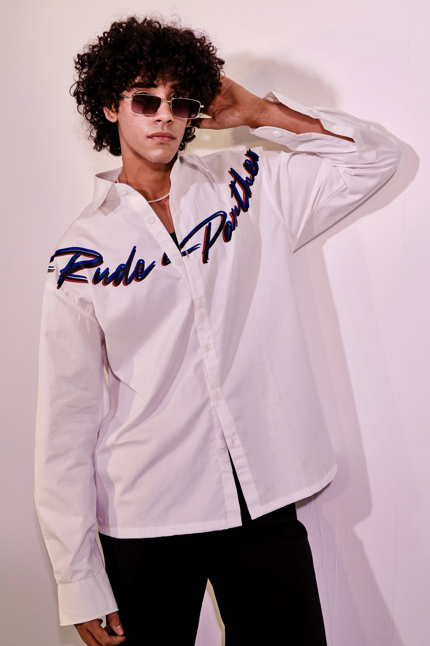 White Collar Empire Shirt