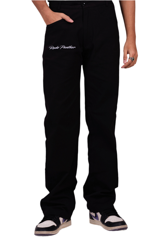 Don-Grade Carbon Black Baggy Pants
