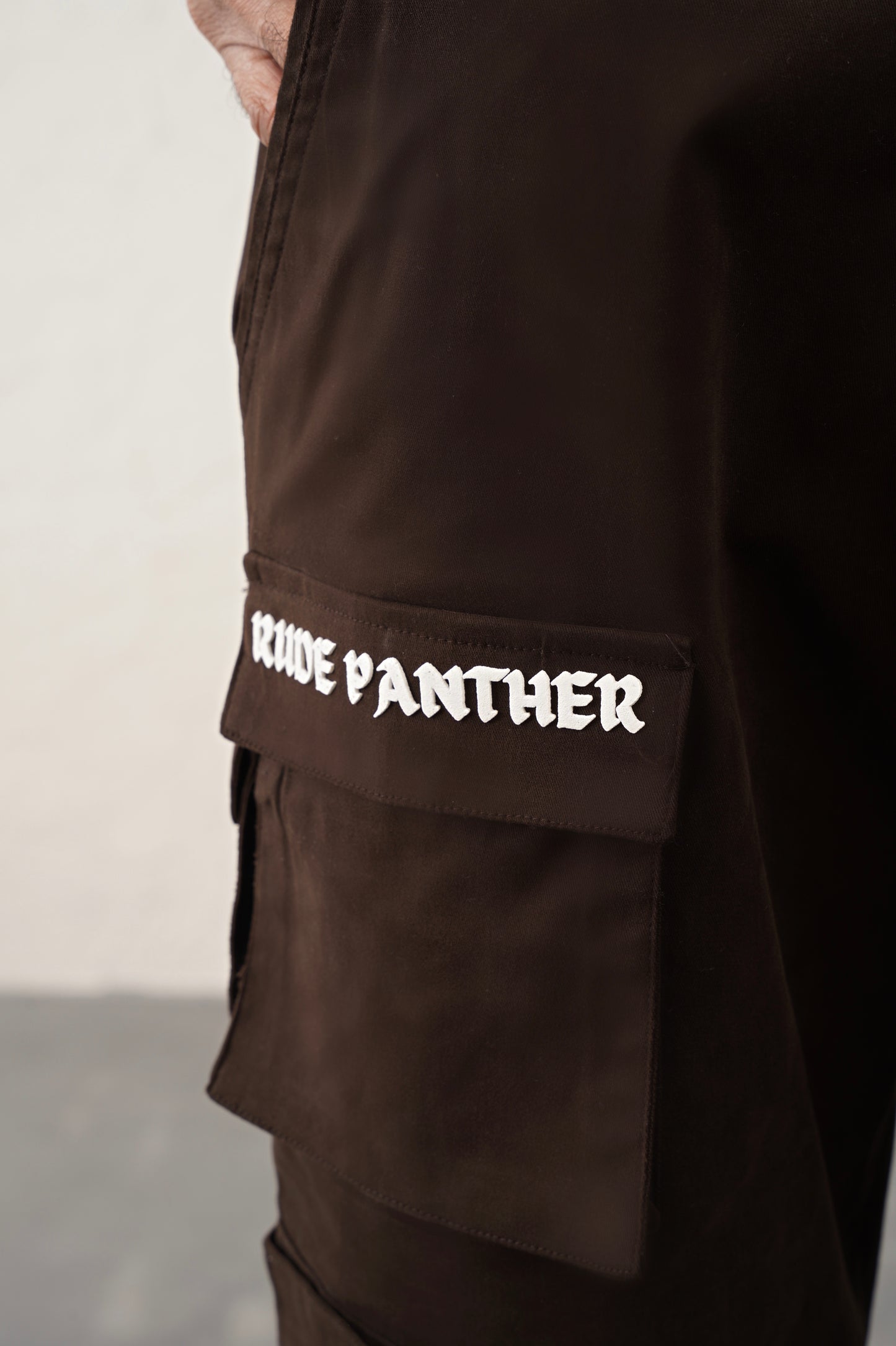11 Pocket Taupe Brown Baggy Unisex Cargo Pants