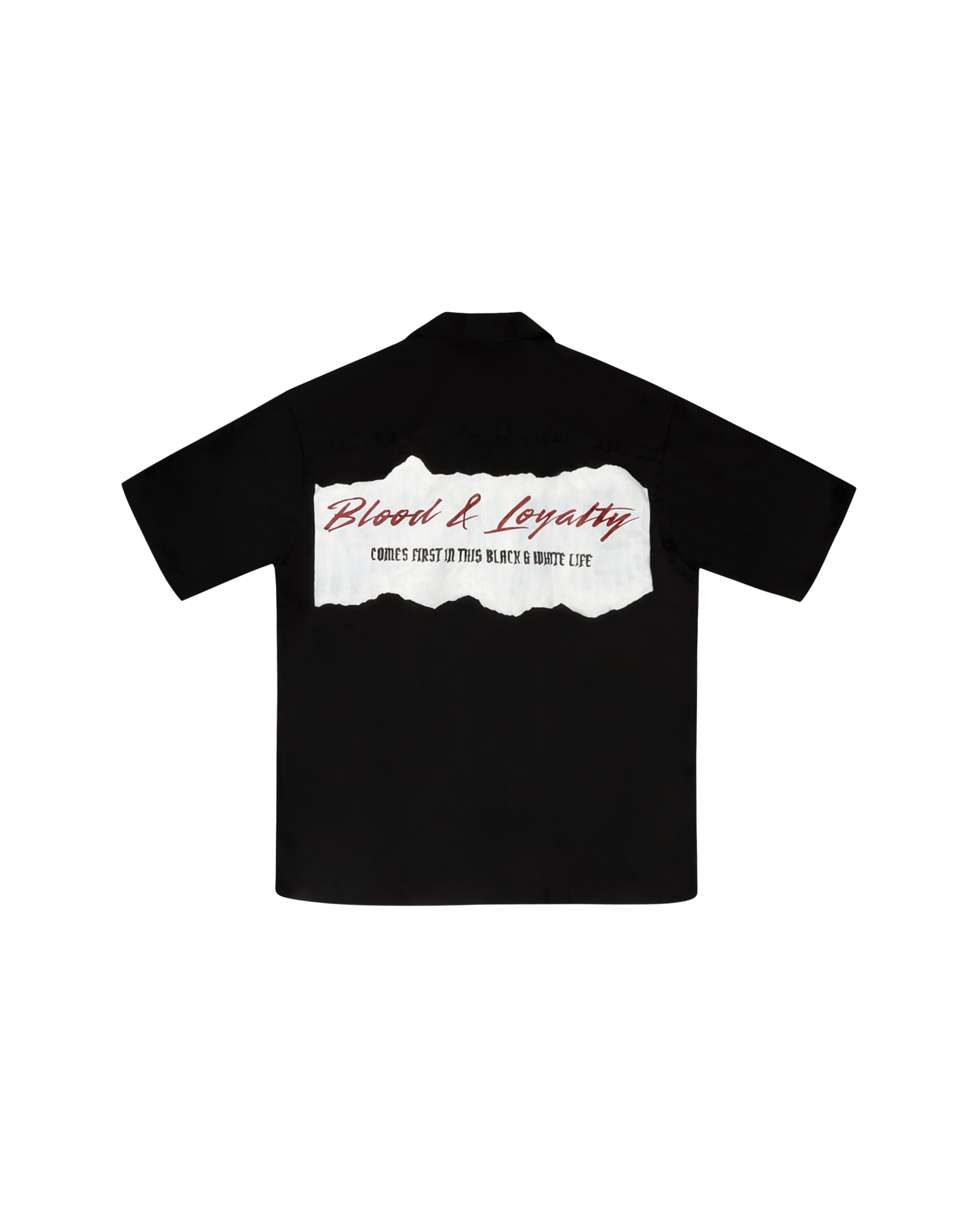 Omertà Drip Shirt — La Mano (Hand-Painted Edition)