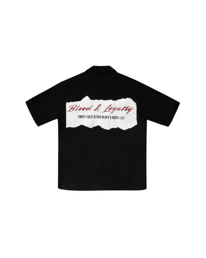 Omertà Drip Shirt — La Mano (Hand-Painted Edition)