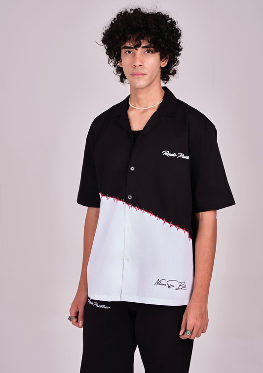 Omertà Drip Shirt — La Mano (Hand-Painted Edition)