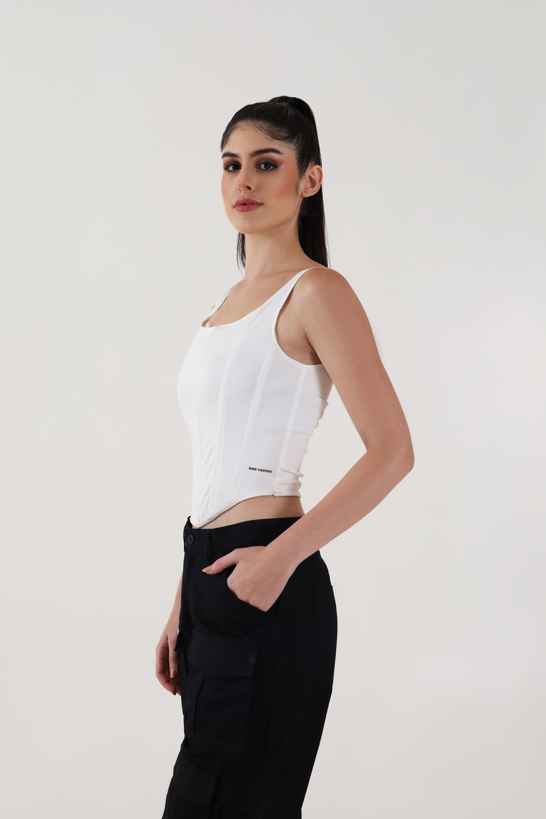 White Corset Top